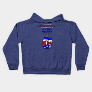 Funny HOCKEY GLOVES SMELL Ice Hockey Kids Hoodie